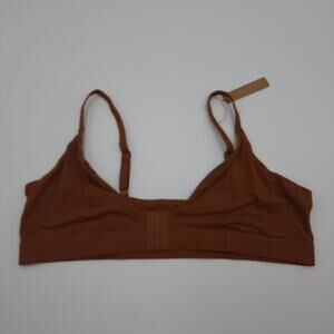 SKIMS Fits Everybody Adaptive Triangle Bralette in Bronze Size 4X